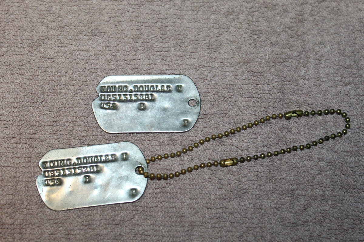 米軍実物60s US ARMY ドッグタグ 米軍実物60s US ARMY ドッグタグ