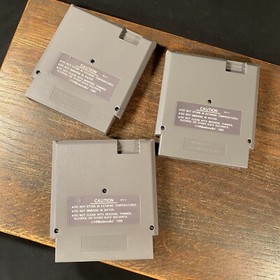 Vintage Video Game Lot (3) Nintendo NES Jordan Vs. Bird Basketball Hoops Rivals