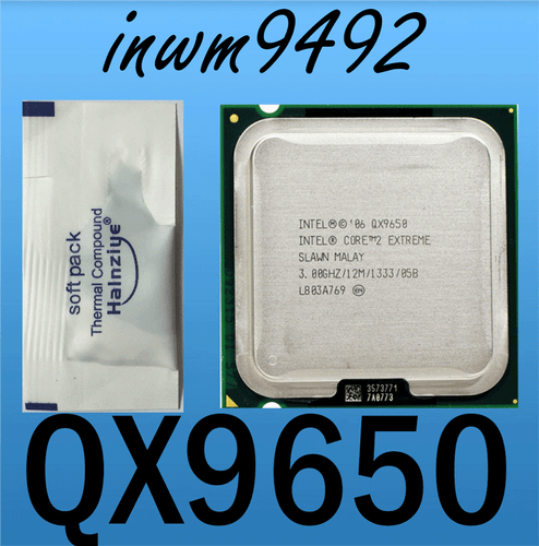 Procesador Intel Core 2 Extreme QX9650 3 GHz cuatro núcleos (EU80569XJ080NL) - Imagen 1 de 1