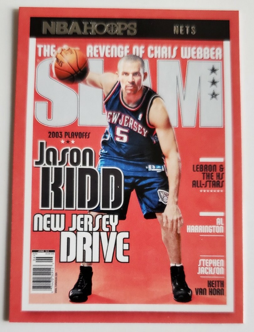 2021-22 Panini Hoops SLAM!  Jason Kidd New Jersey Nets SLAM#70