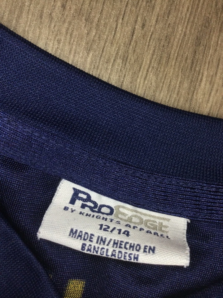 CAMISETA DE FÚTBOL PROEDGE DE WEST VIRGINIA MOUNTAINEERS #12 JUVENIL XL AZUL MARINO Foto 3 de 4