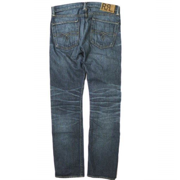 RRL RALPH LAUREN Men's LOW STRAIGHT STILLWATER WASH JEAN RRL RALPH LAUREN Men's LOW STRAIGHT STILLWATER WASH JEAN