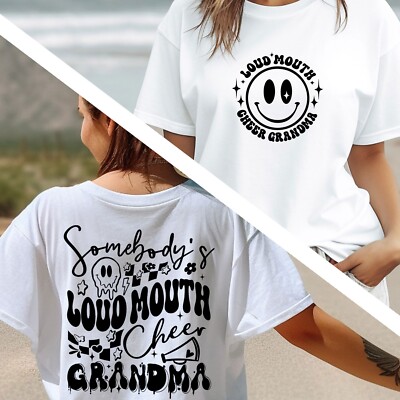 Grandma Shirt, Loud Mouth Cheer Grandma, Gift for Grandmother