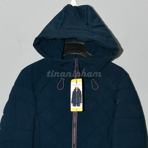 Tommy Hilfiger Women's Packable Puffer Jacket in red , navy , white - Picture 24 of 33