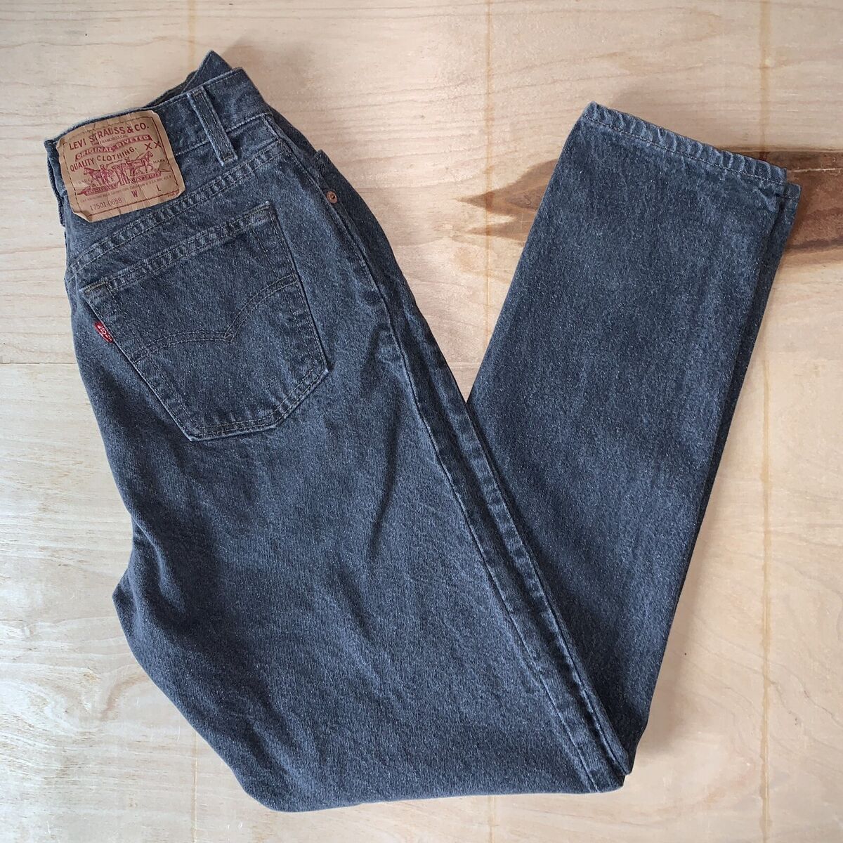 Vintage Levis 501 Denim Black Jeans 17501-0658 USA Made Vintage Levis 501 Denim Black Jeans 17501-0658 USA Made