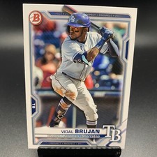 2021 Bowman Paper Prospects Baseball #BP-19 Vidal Brujan Tampa Bay Rays