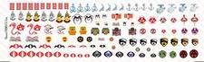 1/12 Scale Custom Tattoos for Action Figures: GI Joe & Cobra Waterslide Decals