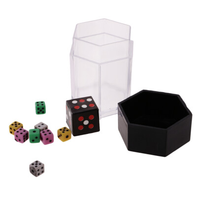 1 Set Explosionswürfel Mini bunte Würfel Größe ändern Kinder Zaubertrick Spielzeug