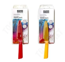 Kuhn Rikon Colori+ 4 Inch Pairing Knife With Sheath, Yellow, SS Blade, Brand NEW