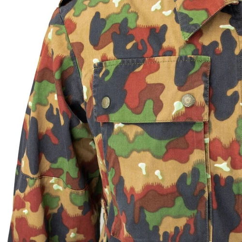 Swiss Alpenflage M83 Camo Lightweight Combat Jacket Size L, Grade 1 Ex,free ship image 4