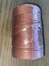 Lox-rite Braided lacing  Thread Sz 9  Mauve rug braiding weaving twine.