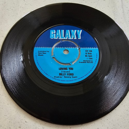 Billy Ford - Twilight Time / Loving You - Excellent Condition 1976 7" - Picture 3 of 4