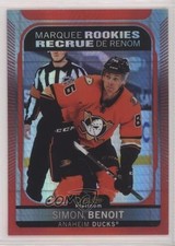 2021 O-Pee-Chee Platinum Marquee Rookies Red Prism /199 Simon Benoit #235 0l6f