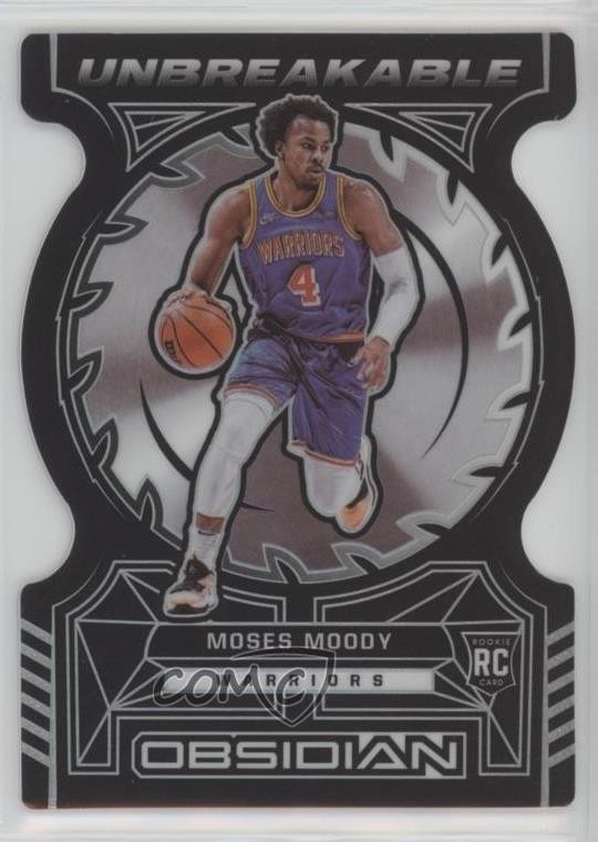 2021-22 Panini Obsidian Unbreakable Moses Moody #35 Rookie RC