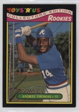 1987 Topps Toys R Us Rookies Box Set Andres Thomas #29 1a7j