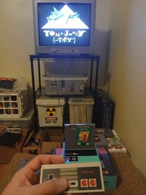 Retron 1 Nintendo NES Lot Double Dragon 2 Gauntlet 2 Tom&Jerry Bart Vs Space See