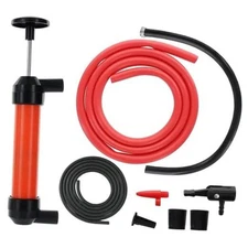 Siphon Pump Multi-Use Siphon Fuel Transfer Pump Kit Portable Fluid Transfer 