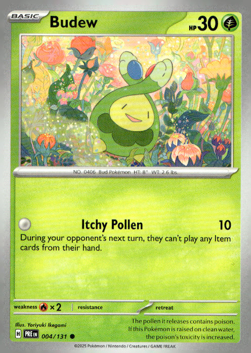 Budew Common SV: Prismatic Evolutions 004/131 NM