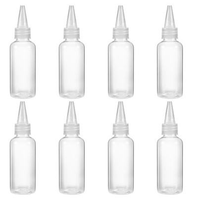 8Pcs Plastic Small Squirt Bottles for Liquids, Plastic Squeeze Bottles 50ml M...