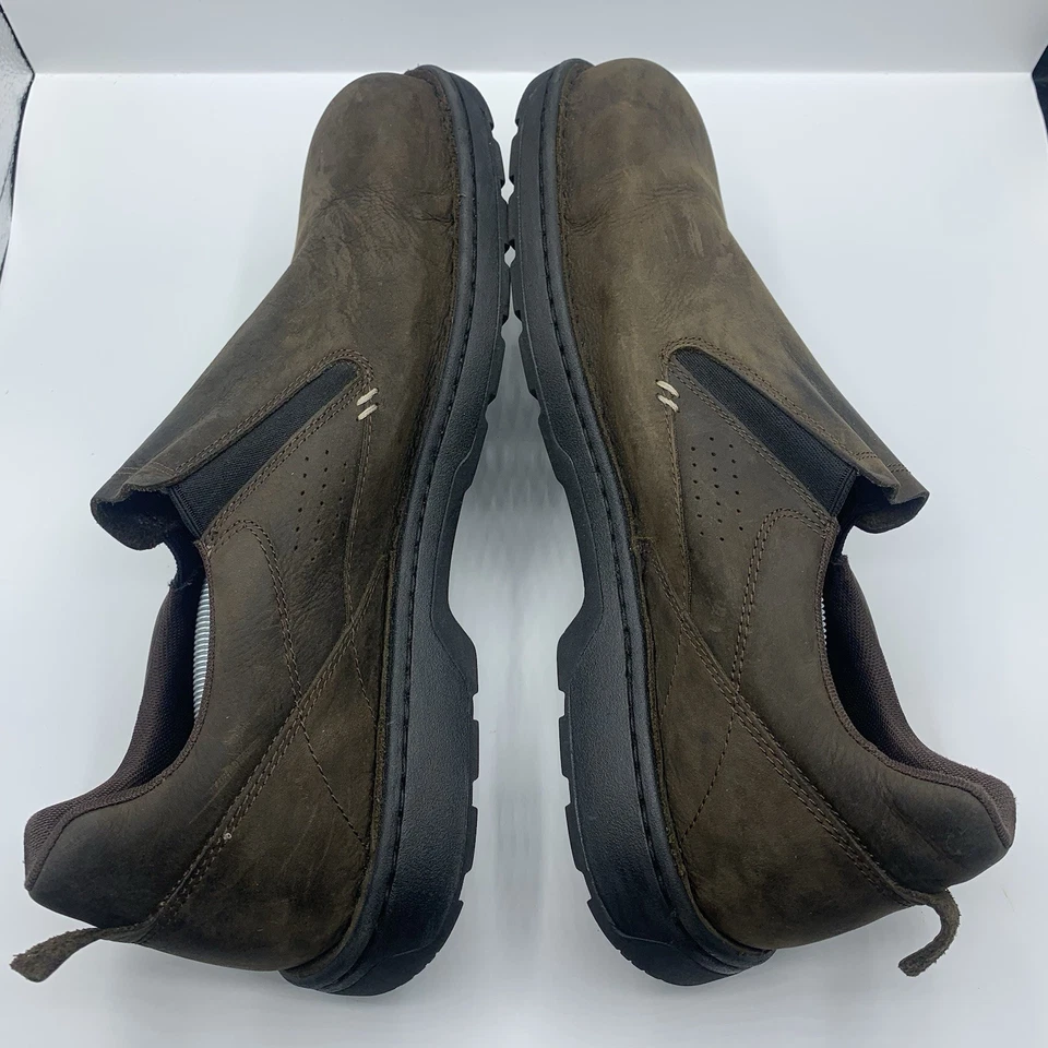 Zapatos sin cordones Merrell World Legend 2 para hombre sin usar, en caja, mocasín de cuero marrón talla 13 anchos Foto 4 de 4