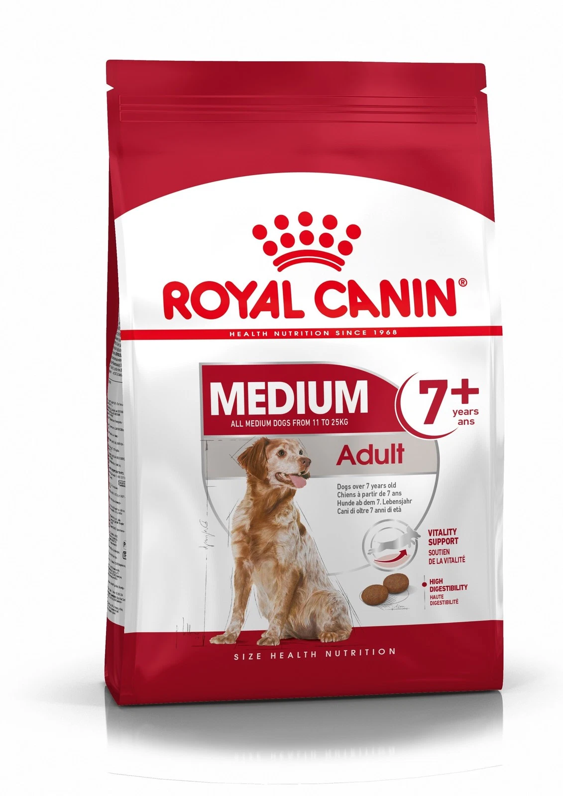 Royal Canin Canine Medium Adult 7+ Dry Dog Food - 4kg