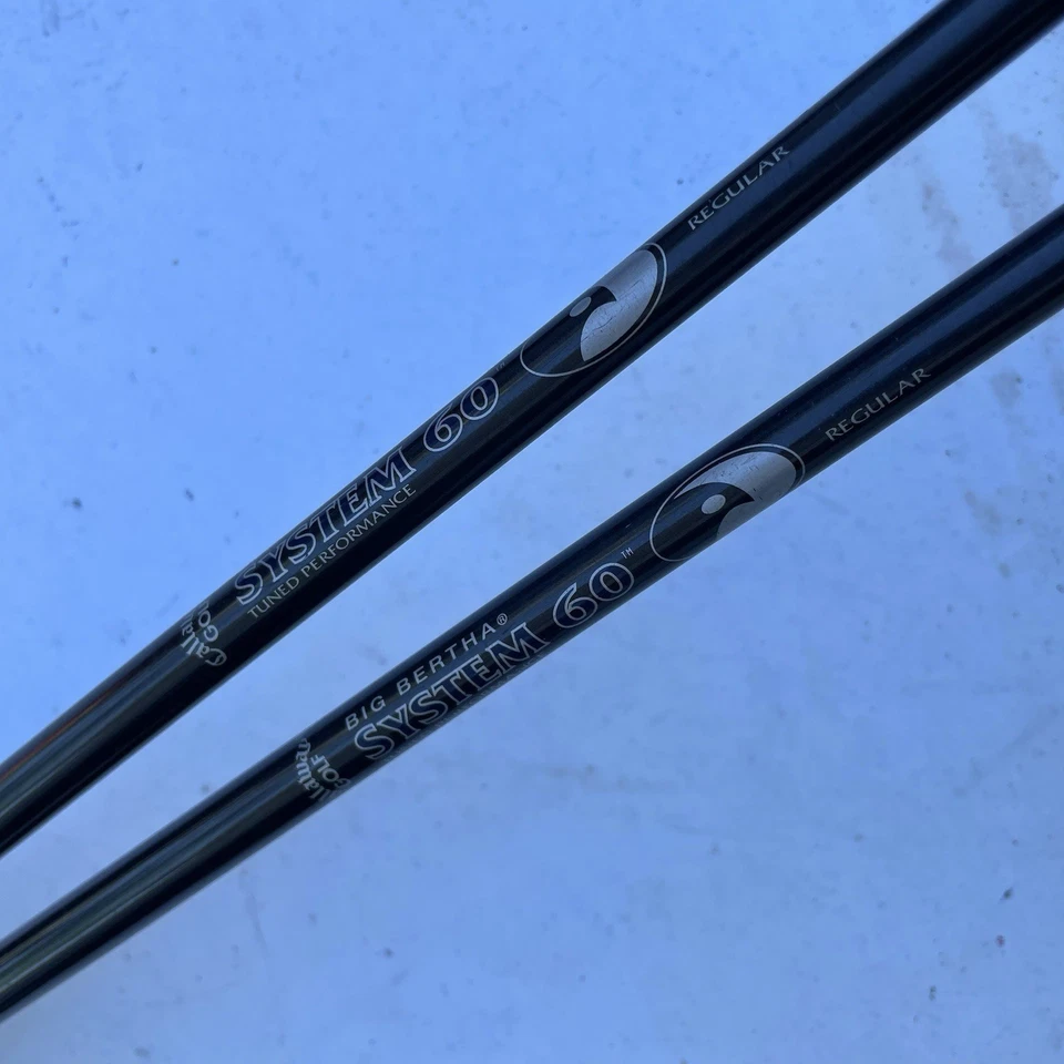 Conjunto de madeira Callaway Big Bertha Hawk Eye 3 e 5 sistema 60 regular - Imagem 4 de 4