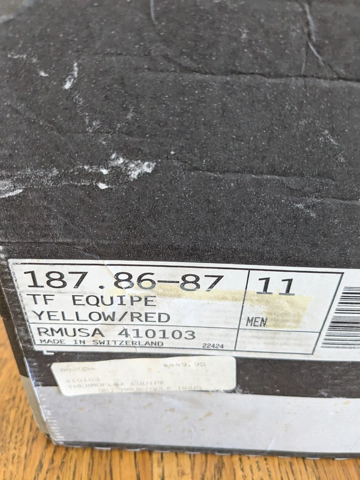 Botas de esquí Raichle de colección para hombre 11 descenso Racingflex Flexon Comp amarillo/rojo Foto 4 de 4