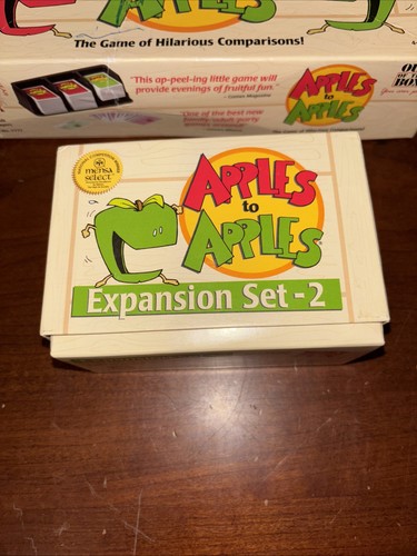 Apples to Apples Game 2001 with Expansion Set 2 Vintage - Picture 3 of 8