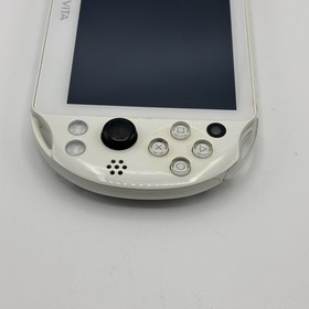 SONY PS Vita PCH-2000 Console White Very Good Fast Shipping No joystick drift.