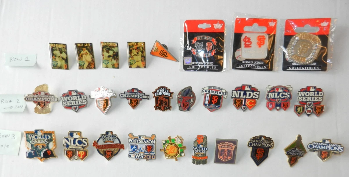 美術品・アンティーク・コレクション 【額付き】2009 GIANTS G-Po PINS