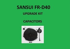 Turntable SANSUI FR-D40 Repair KIT - all capacitors