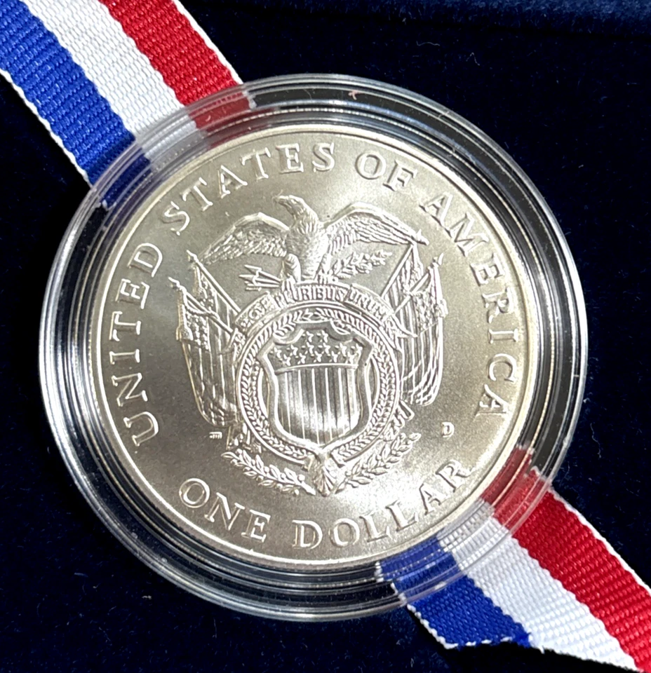 1994-D U.S. Capitol Commemorative Silver Dollar - Choice Gem BU - Image 2 of 4