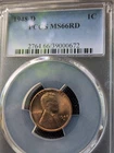 BU RED GEM 1948-d Lincoln Wheat Penny Cent PCGS MS66RD