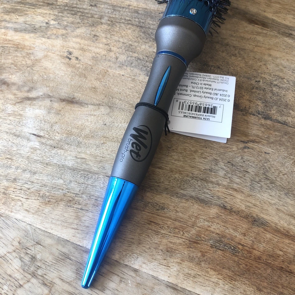 Wet Brush Pro Tourmaline BlowOut Round Brush - # 2" Inch 1pc Med Round Blue NEW - Image 3 of 4