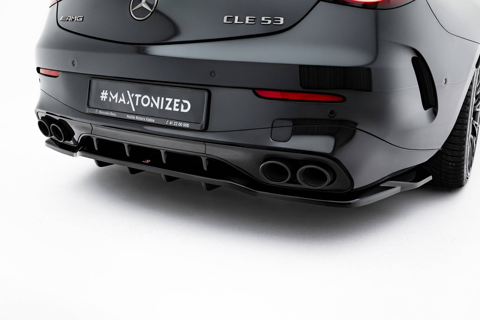 Splitter Arrière Maxton Mercedes-AMG CLE 53 C236 Spoiler Diffuseur Bas de Caisse