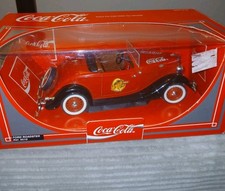 Solido 1934 Ford Roadster Ref. 9510 Coca  Cola Collectable 1:18 Made In France