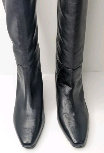 Vince Camuto Avriah Knee High Boots, Black Leather, Women's 11 (Wide Calf) - Picture 3 of 6