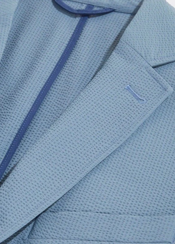 Vineyard Vines Sport Coat Blazer Adult 40R OTG Blue Seersucker On The Go Men NEW - Image 2 of 4