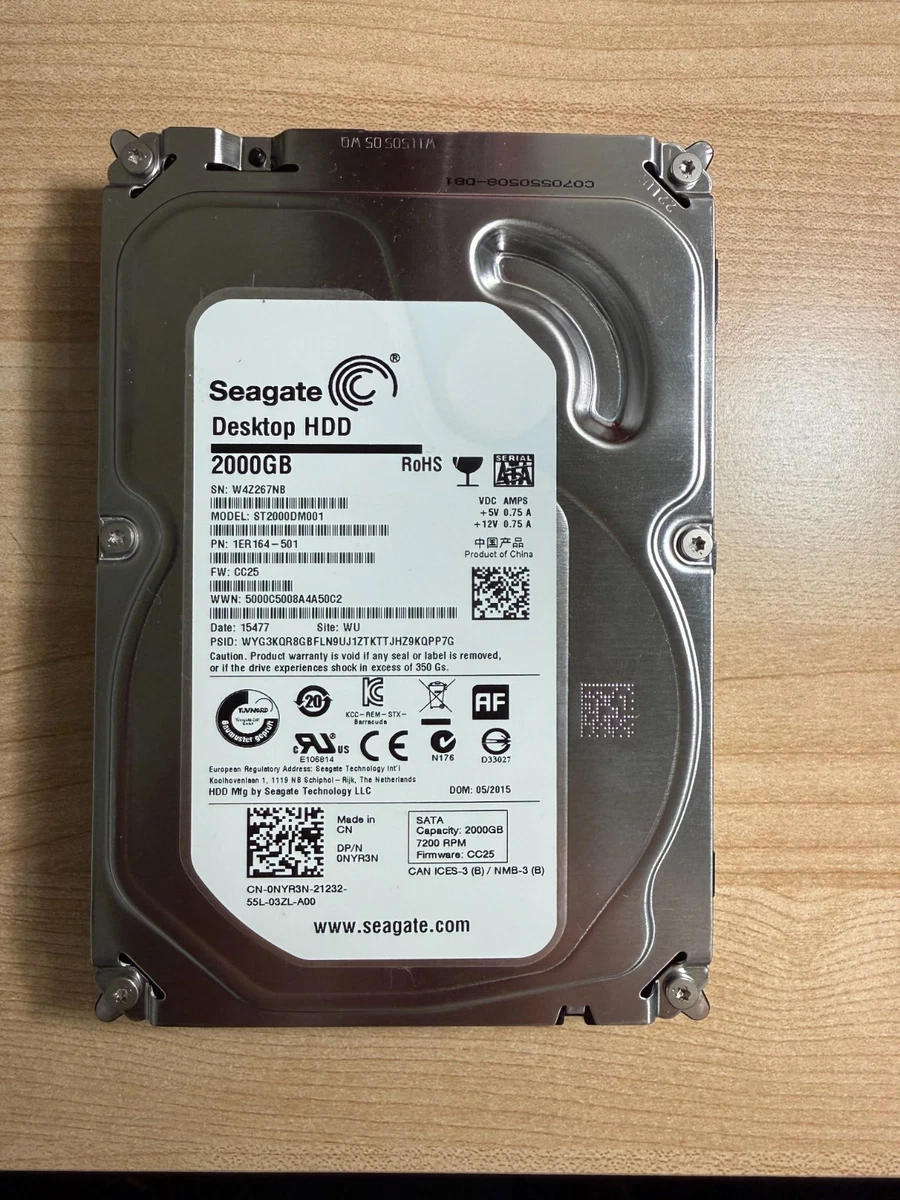 Seagate Barracuda St2000dm001 2tb for sale | eBay