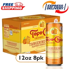 Topo Chico Sabores Tangerine with Ginger Extract 12oz 8pk