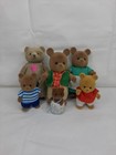 Vintage Calico Critters Sylvanian Families Mapletown Bear Family Of 6  — photo 2