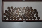 1938-D Lincoln Wheat Cent  Roll (50) ~ Mostly EF   RL125
