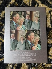 Great Britain MNH S/S - 2005 HRH Prince of Wales & Camilla Bowles - Z78