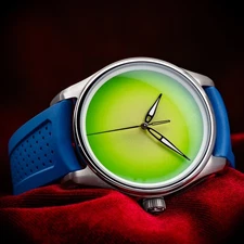 H. Moser & Cie Pioneer Centre Seconds Concept Citrus Green 3201-1204 Full Set