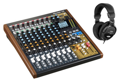 Tascam Model 12 Analog Mischpult Set 10-Kanal Mixer 12-Spur-Recoder Kopfhörer
