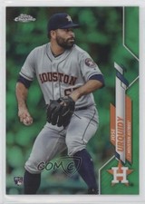 2020 Topps Chrome Green Refractor 11/99 Jose Urquidy #142 fc1