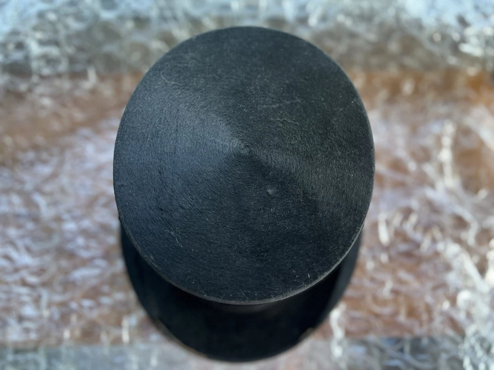 Sombrero de copa Collins & Fairbanks Holidays 🎩 Piel de castor Boston de calidad 🦫 Foto 3 de 4