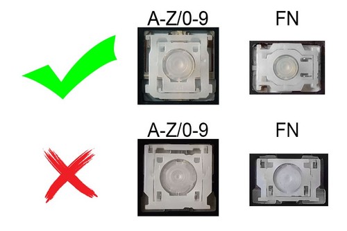 Touche de Clavier pour MSI GE62 GE72 GL62 GL72 GP62 GP72 GS60 GT62 GT72 GT73... - Afbeelding 3 van 4