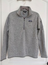 Patagonia Women’s Gray 1/4 Zip Better Sweater Pullover - Size Large