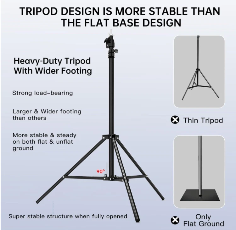 Soporte De Telon De Fondo Para Fiestas Estudio Fotografía 8,5 x 10 pies Ajustable Foto 3 de 4